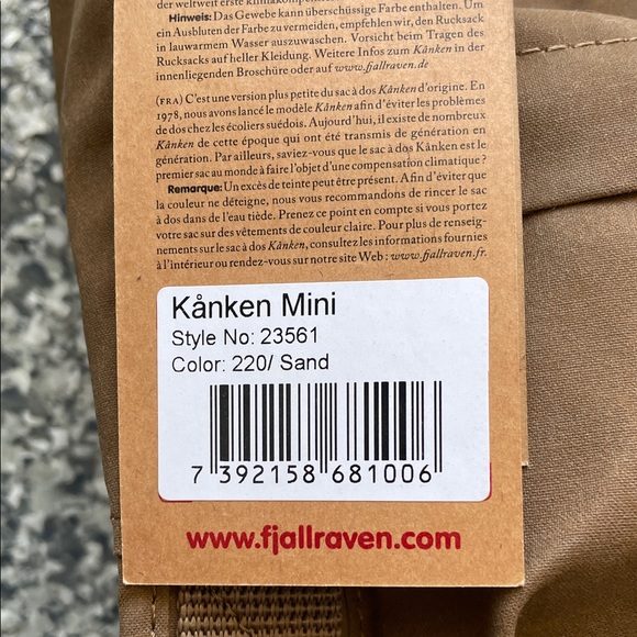Fjallraven Kånken Mini Backpack in Brown - Picture 2 of 5